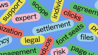 What is a font license agreement?