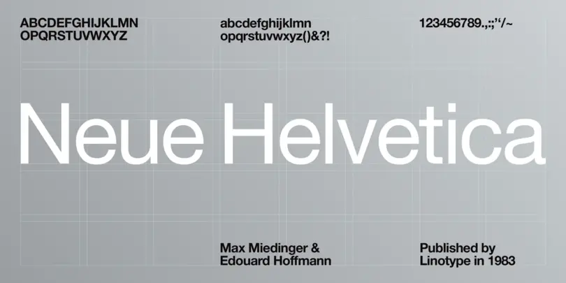 Neue Helvetica