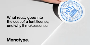 Cost of a font License